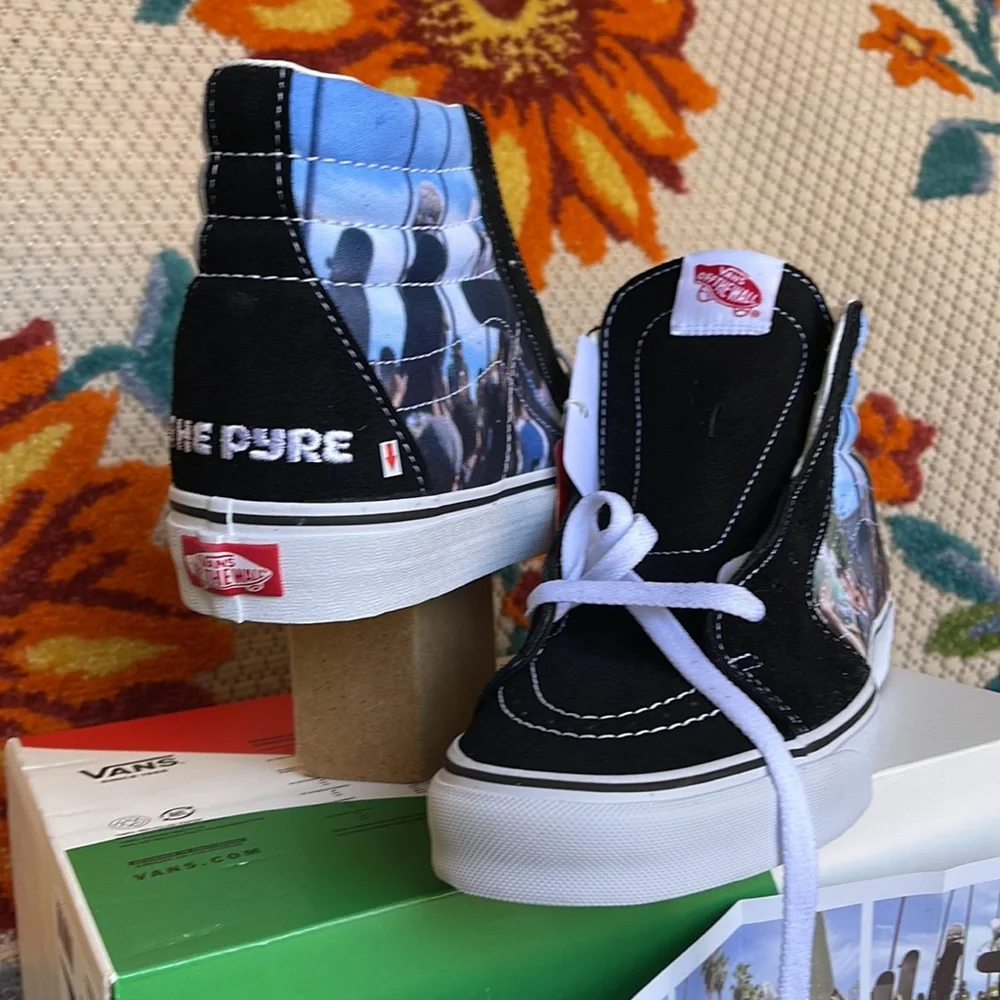 Vans Sk8-Hi Moca Frances Stark/Black WMNS sneakers - skate shoes